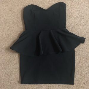 LUSH strapless mini dress